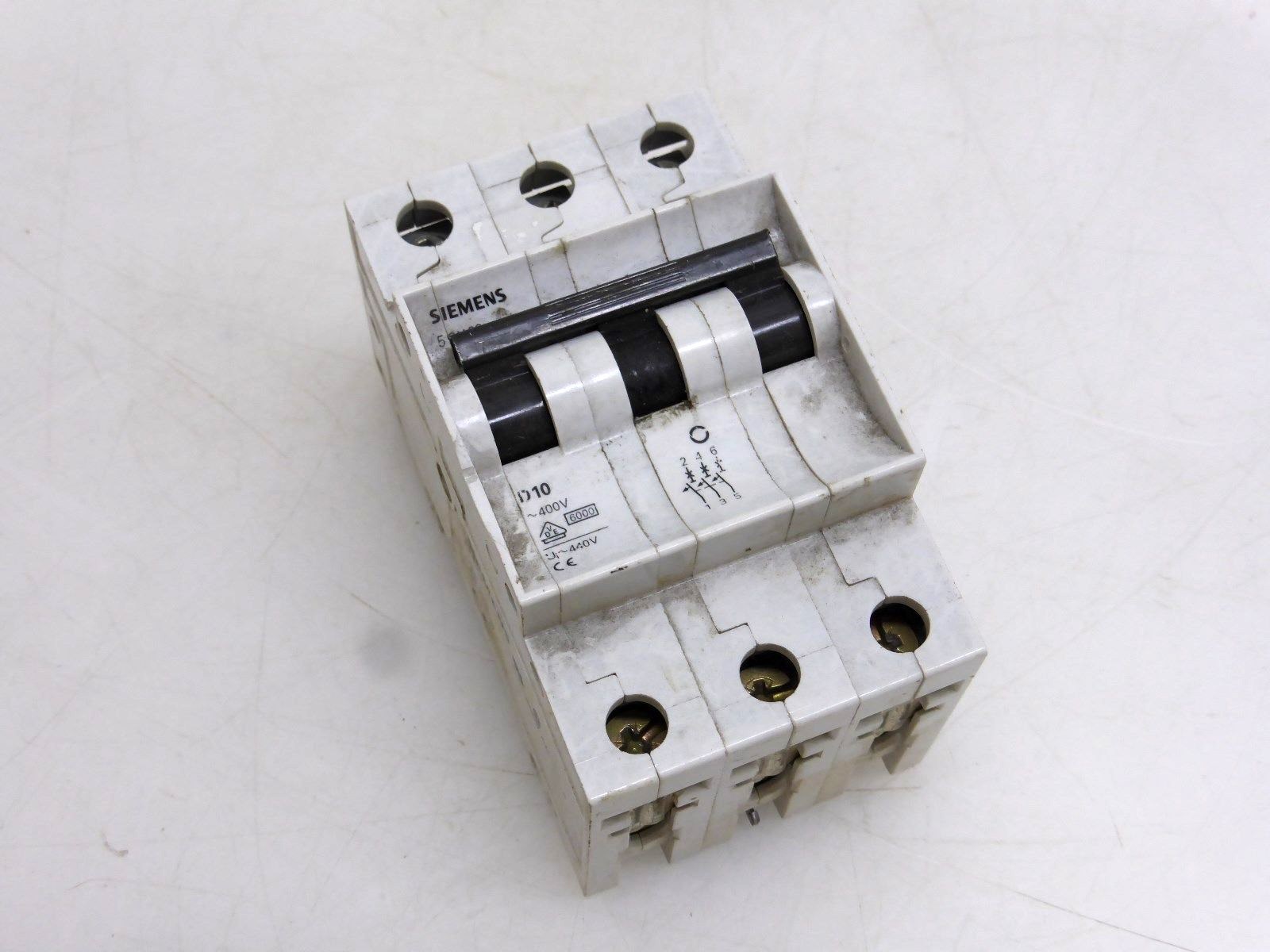 Siemens 5SX2 D10 Leitungsschutzschalter 3-polig ~400V