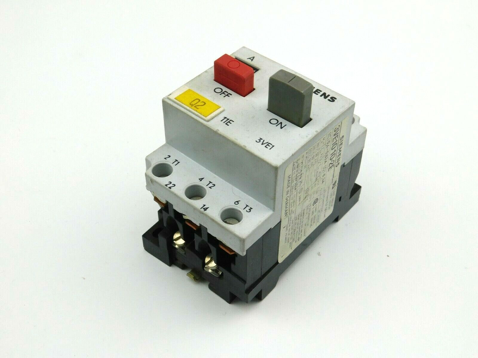 SIEMENS Motorschutzschalter 3VE1010-2E