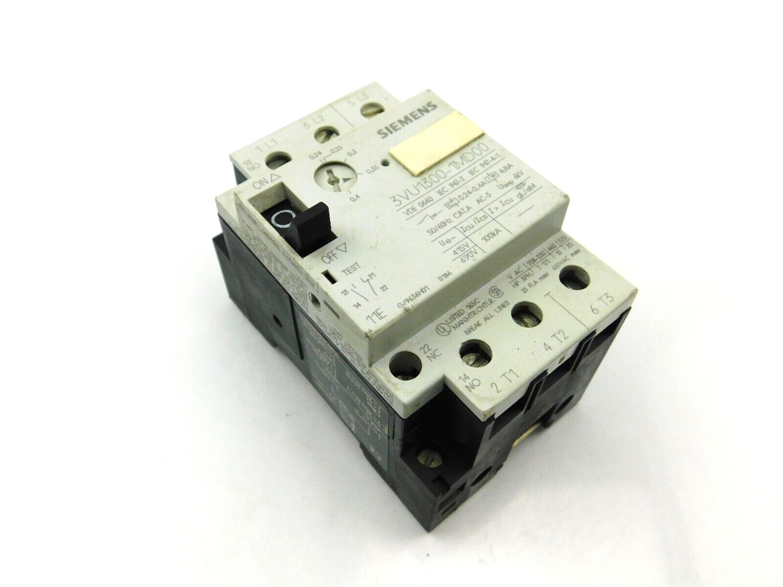 SIEMENS Leistungsschalter 3VU1300-1MD00