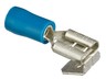 25 St Flachsteckhülse m Abzweig halbis. blau 6,3x0,8 mm