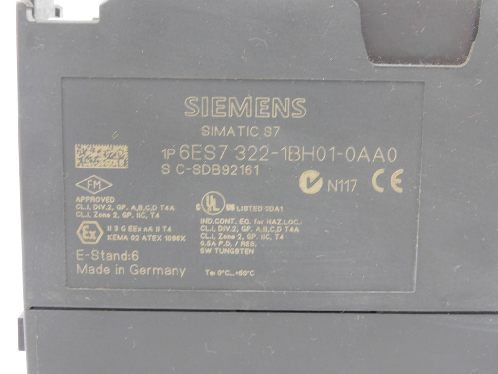 Siemens SIMATIC S7 6ES7 322-1BH01-0AA0 ** 2 Stück**