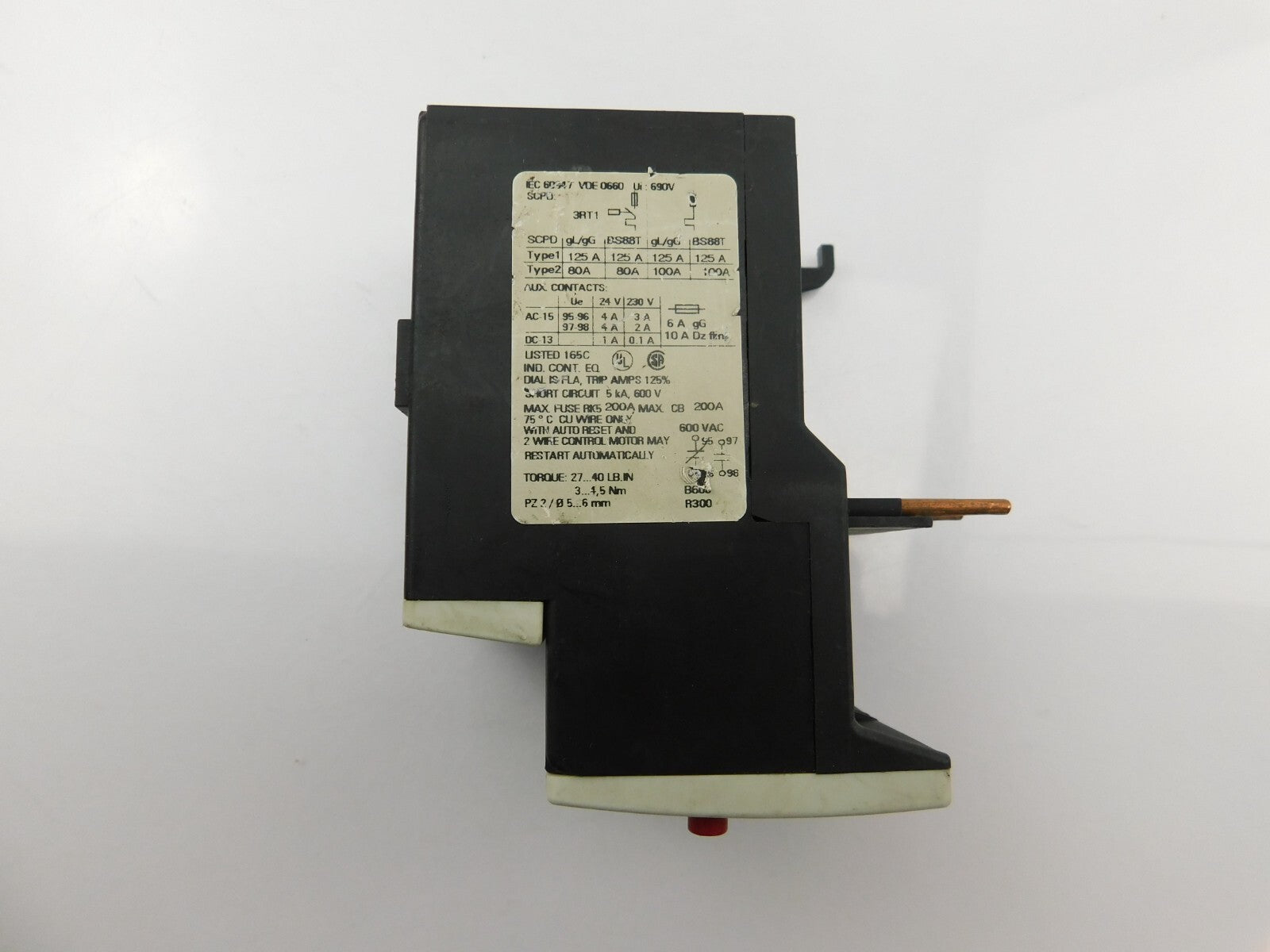 SIEMENS Überlastrelais  SIRIUS 3RU1136-4HB0