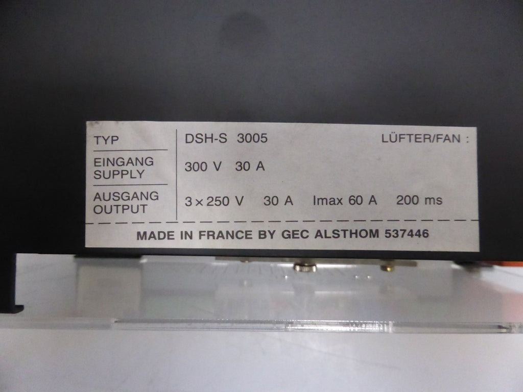 ABB GEC ALSTHOM AXODYN Drehzahlregelgerät DSH-S 3005