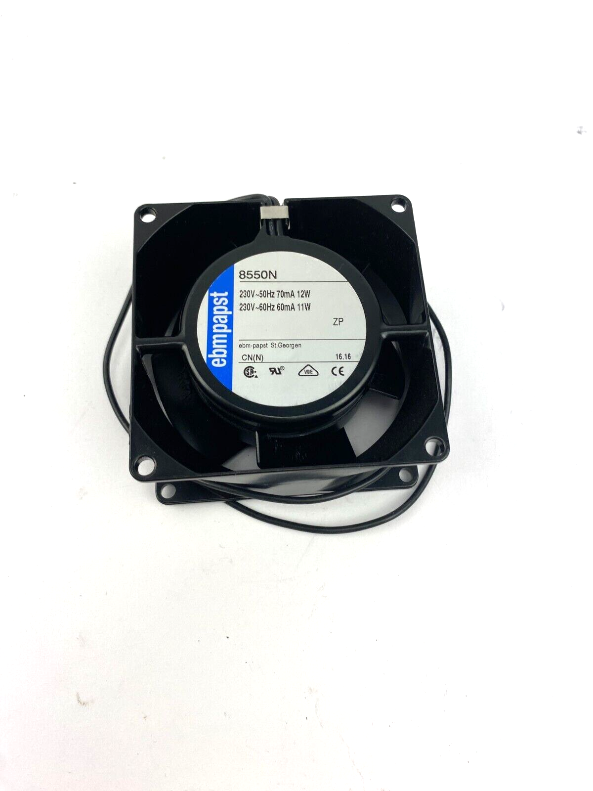 ebmpapst 8550N 230V~50Hz 70mA 12W