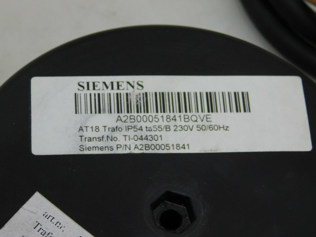 Siemens/Noratel AT18 Trafo IP54 ta55/B Transf.No. TI-044301
