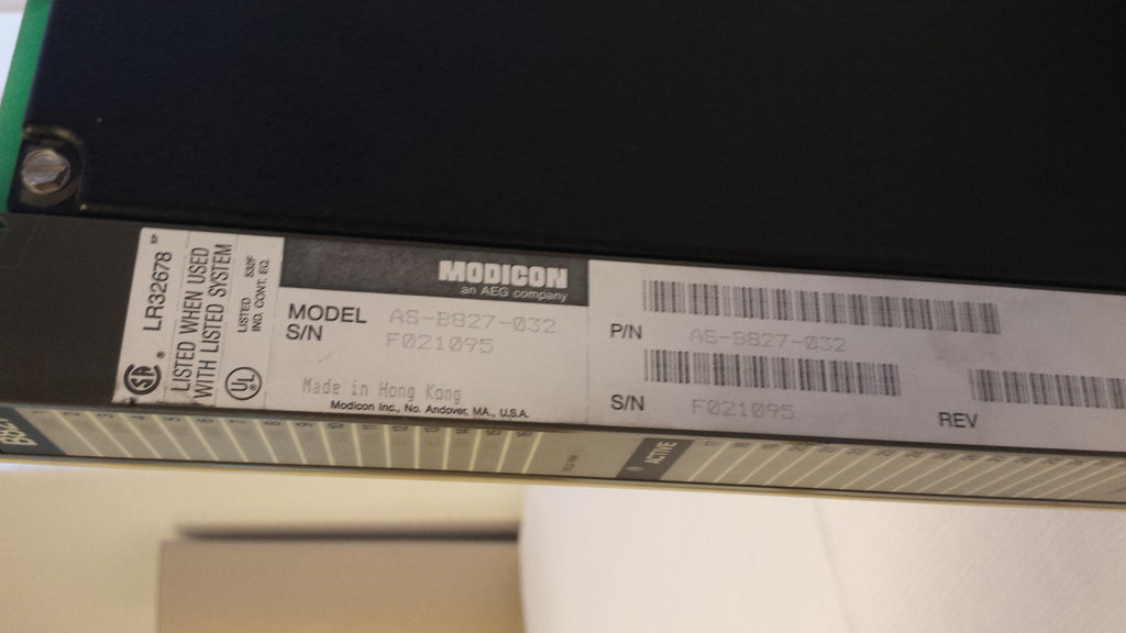 AEG Modicon B827 AS-B827-032 24VDC INPUT LR32678