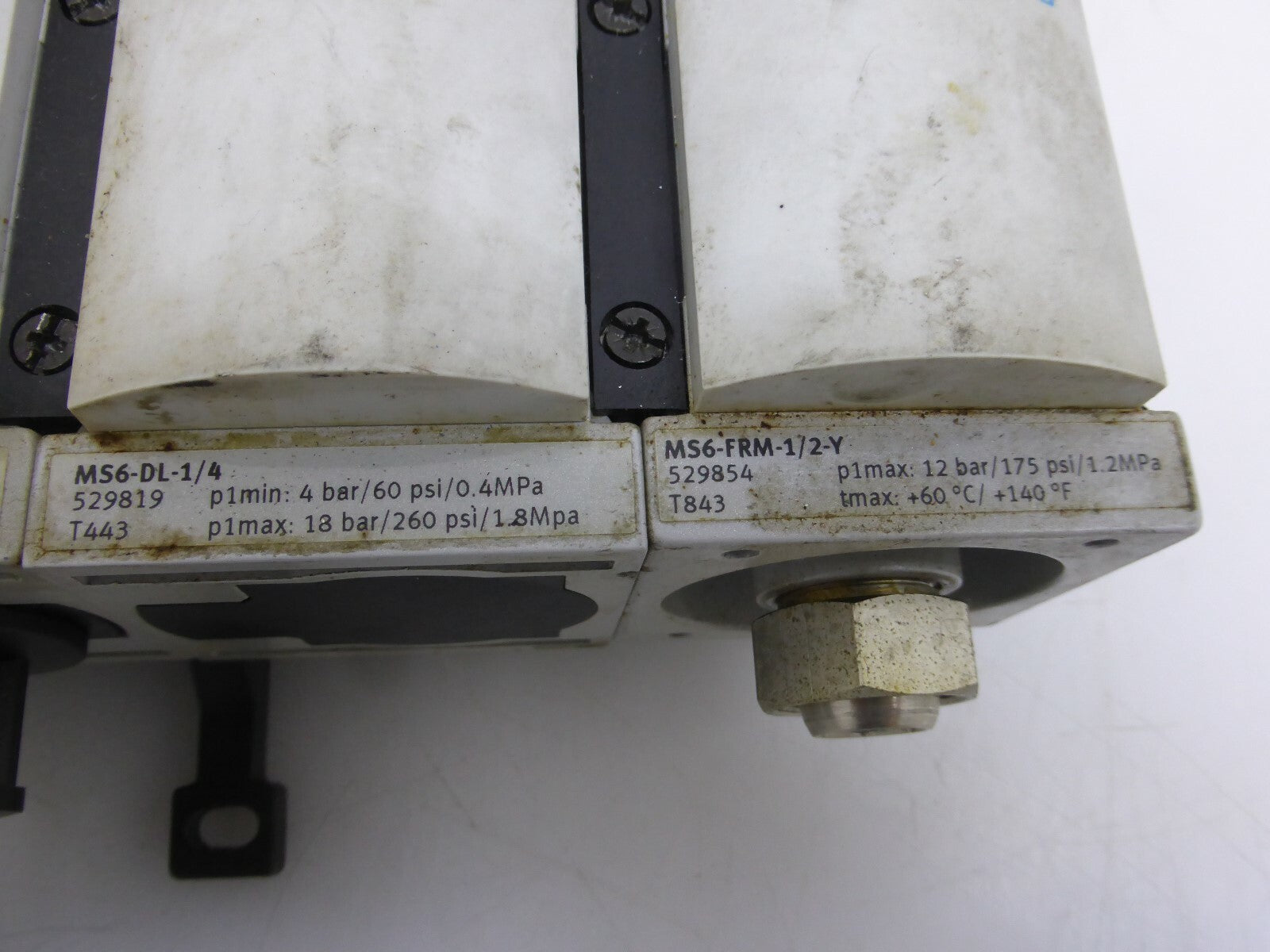 Festo Wartungseinheit MS6-EM-1/2-S MS6-LFR-1/2-D7-ERV-AS MS6-EE-1/4-V24...