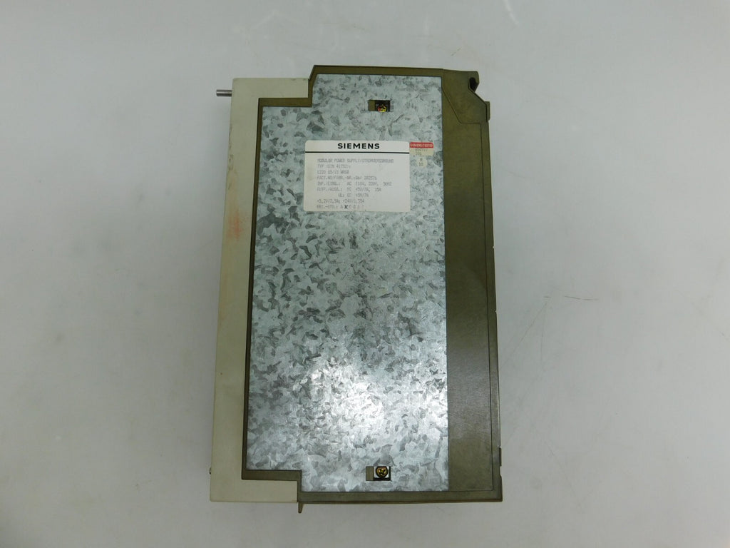 SIEMENS Modular Power Supply SIMATIC S5 PS 7A/15A 41752