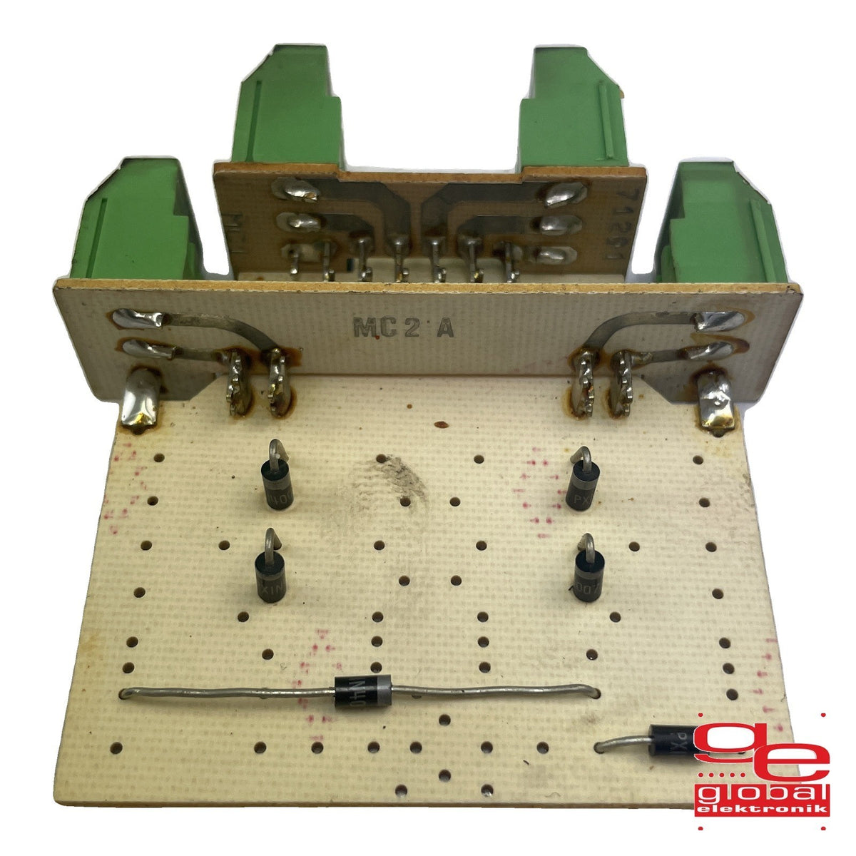 *Posten* HELLER Platine A 23.030 292-000/2774 mit Relaiskarte & Klemmenblock Set