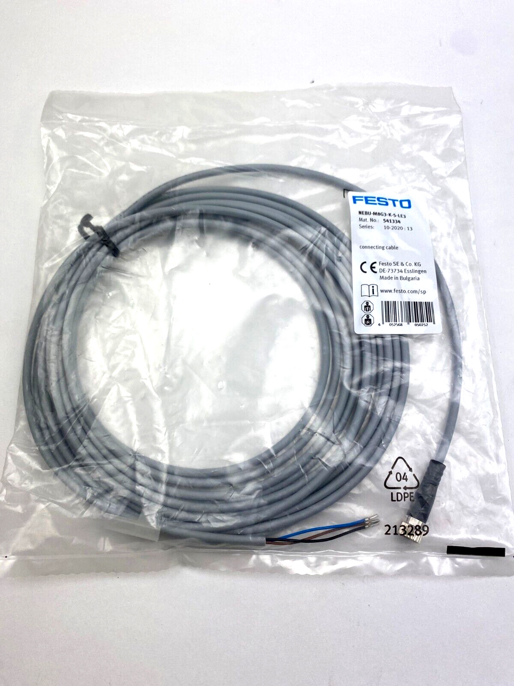 FESTO NEBU-M8G3-K-5-LE3 541334