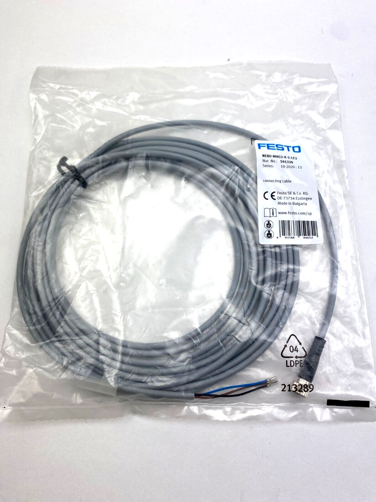 FESTO NEBU-M8G3-K-5-LE3 541334