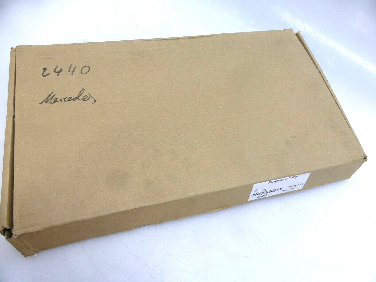 EFB Elektronik Blindplatte 19" 691268  ** 6 Stück **