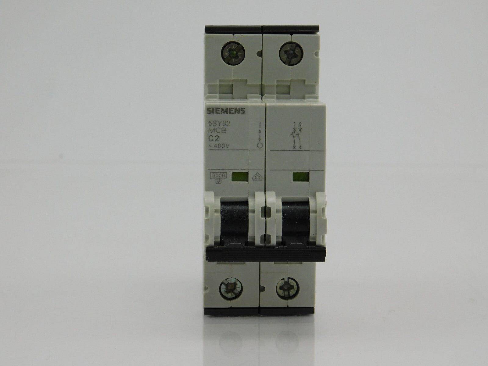 SIEMENS 5SY6202-7 MCB C2 ~400V ** 2 Stück **