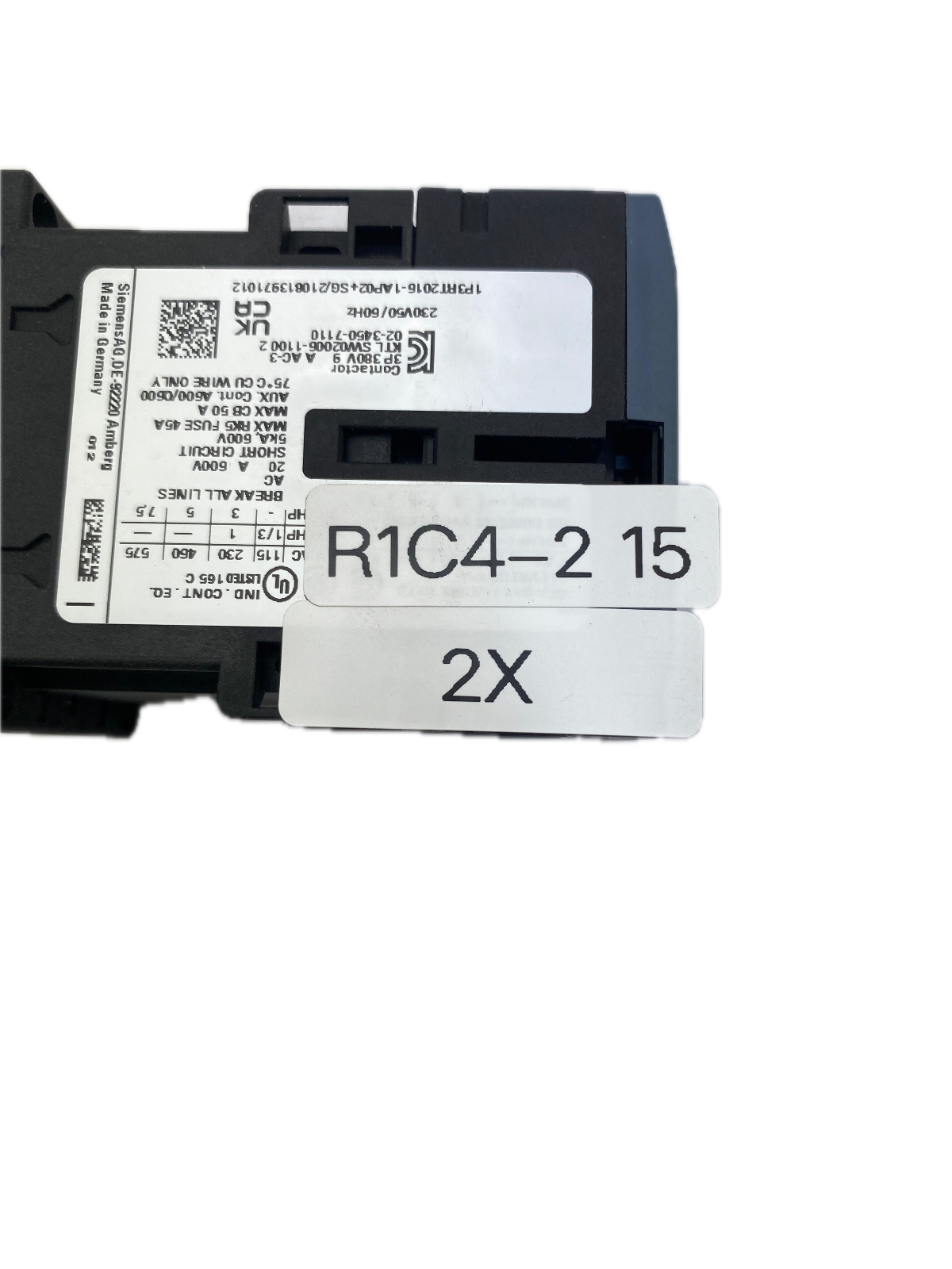 Siemens SIRIUS 3RT2016-1AP02 230V 50/60Hz