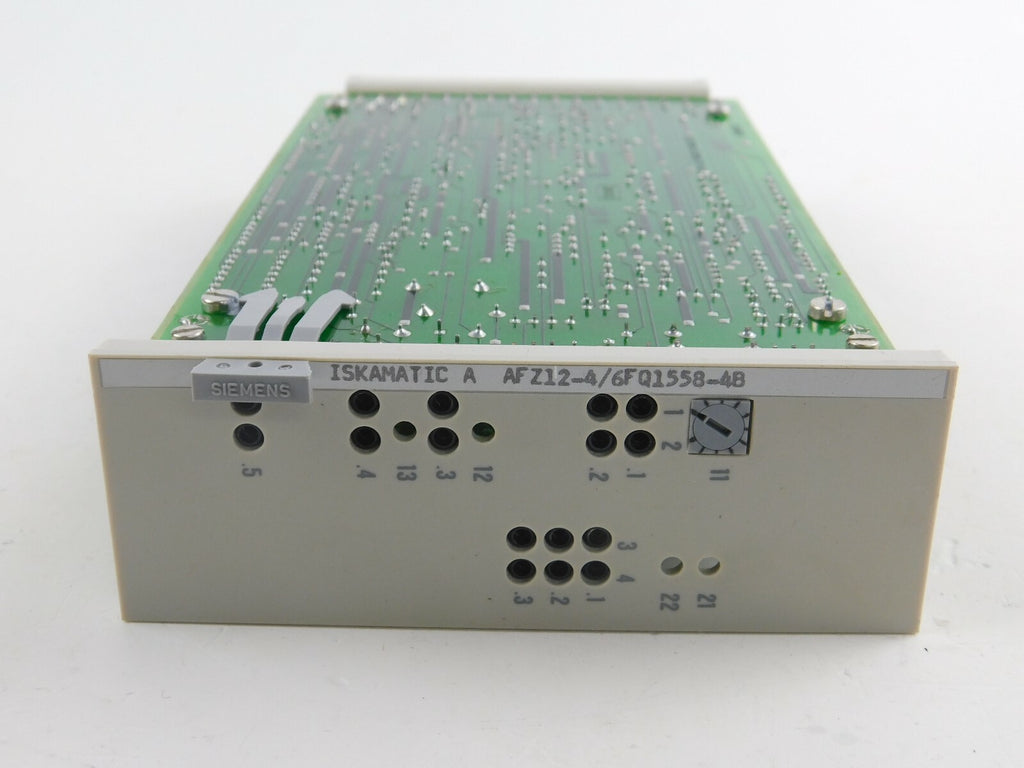 Siemens Iskamatic A AFZ12-4 6FQ1558-4B 