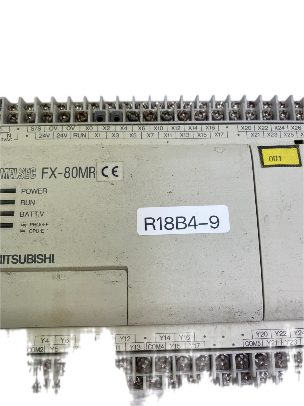 Mitsubishi MELSEC  PROGRAMMABLE CONTROLLER MODEL FX-80MR-ES 100-240VAC 50/60Hz