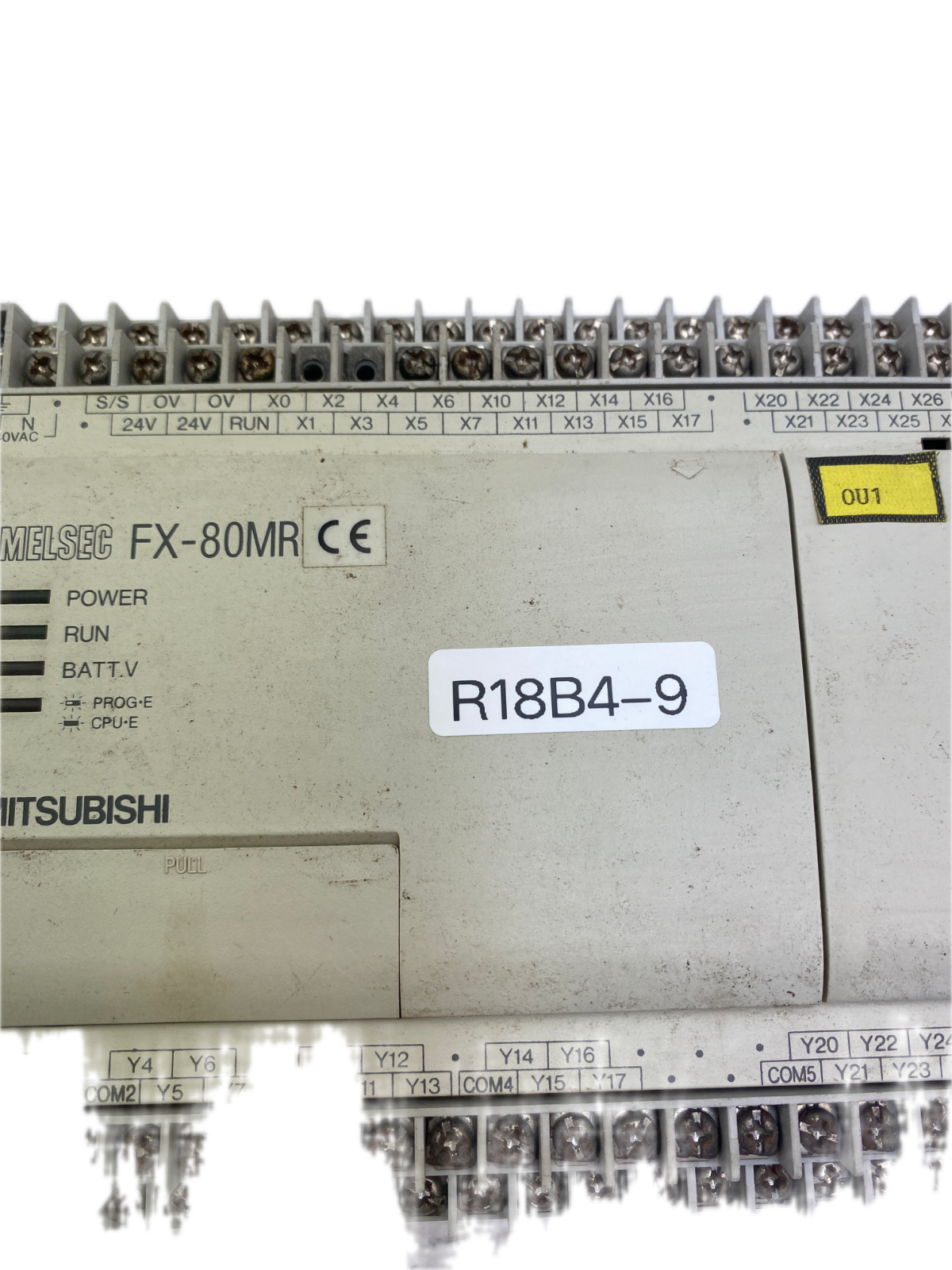 Mitsubishi MELSEC  PROGRAMMABLE CONTROLLER MODEL FX-80MR-ES 100-240VAC 50/60Hz