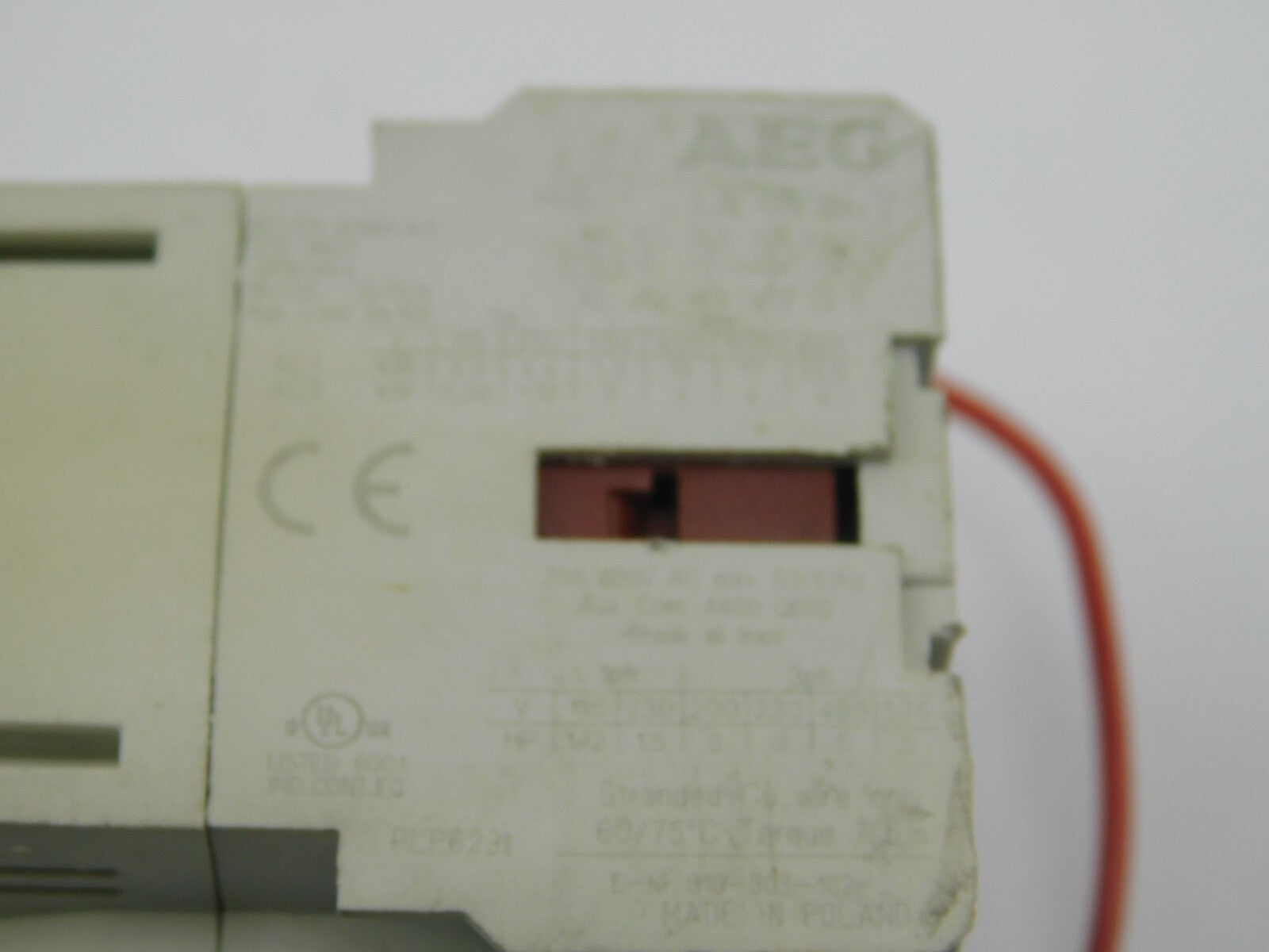 AEG LS05 01E Rail + Lutze lDZ-S7A-6089 110V DC