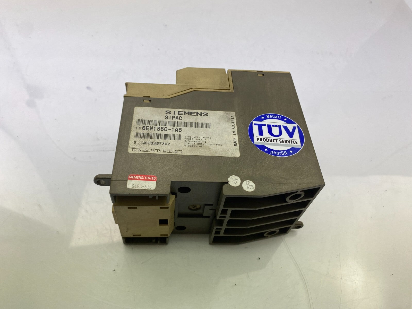 SIEMENS POWER SUPPLY AC 93-265V DC24 V/4 A 6EW1380-1AB