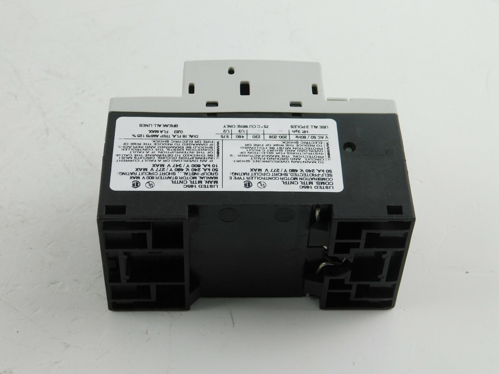 Siemens Sirius  3RV1011-0GA10   ** 2 Stück **
