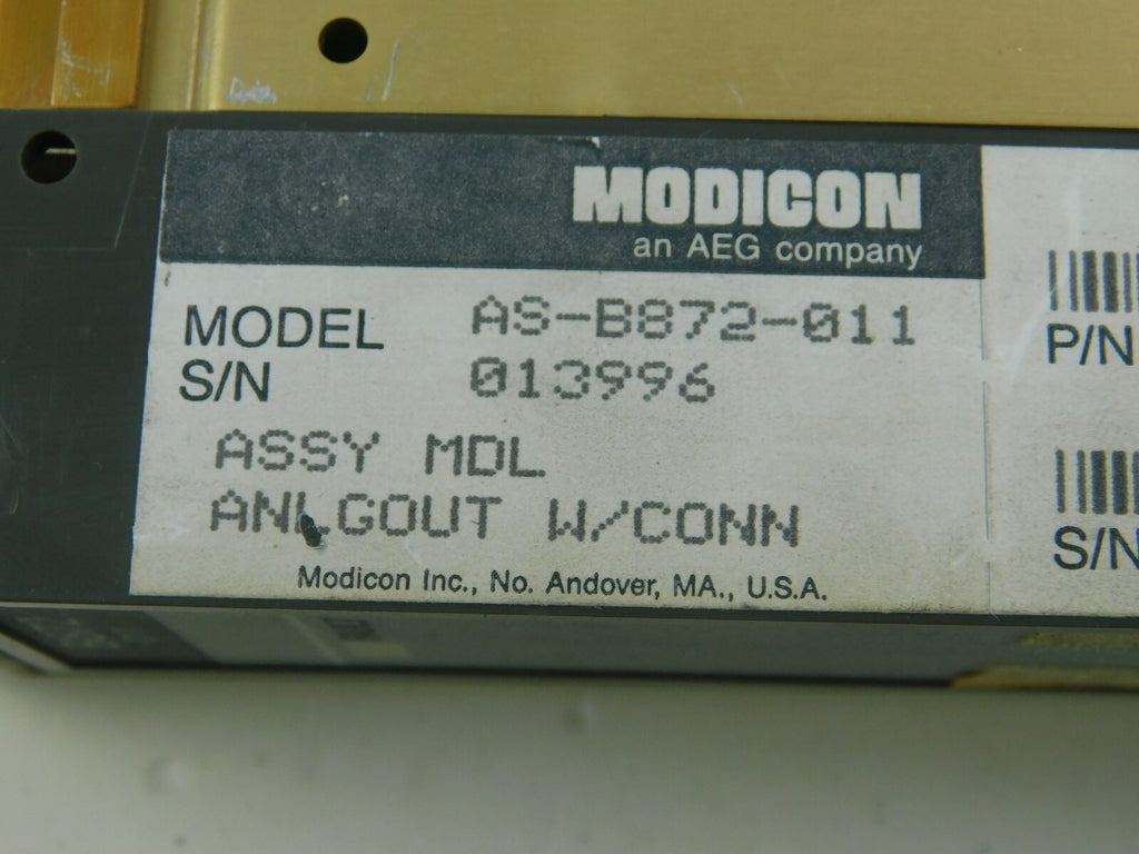 AEG Modicon  AS-B872-011 Analog Voltage Output 