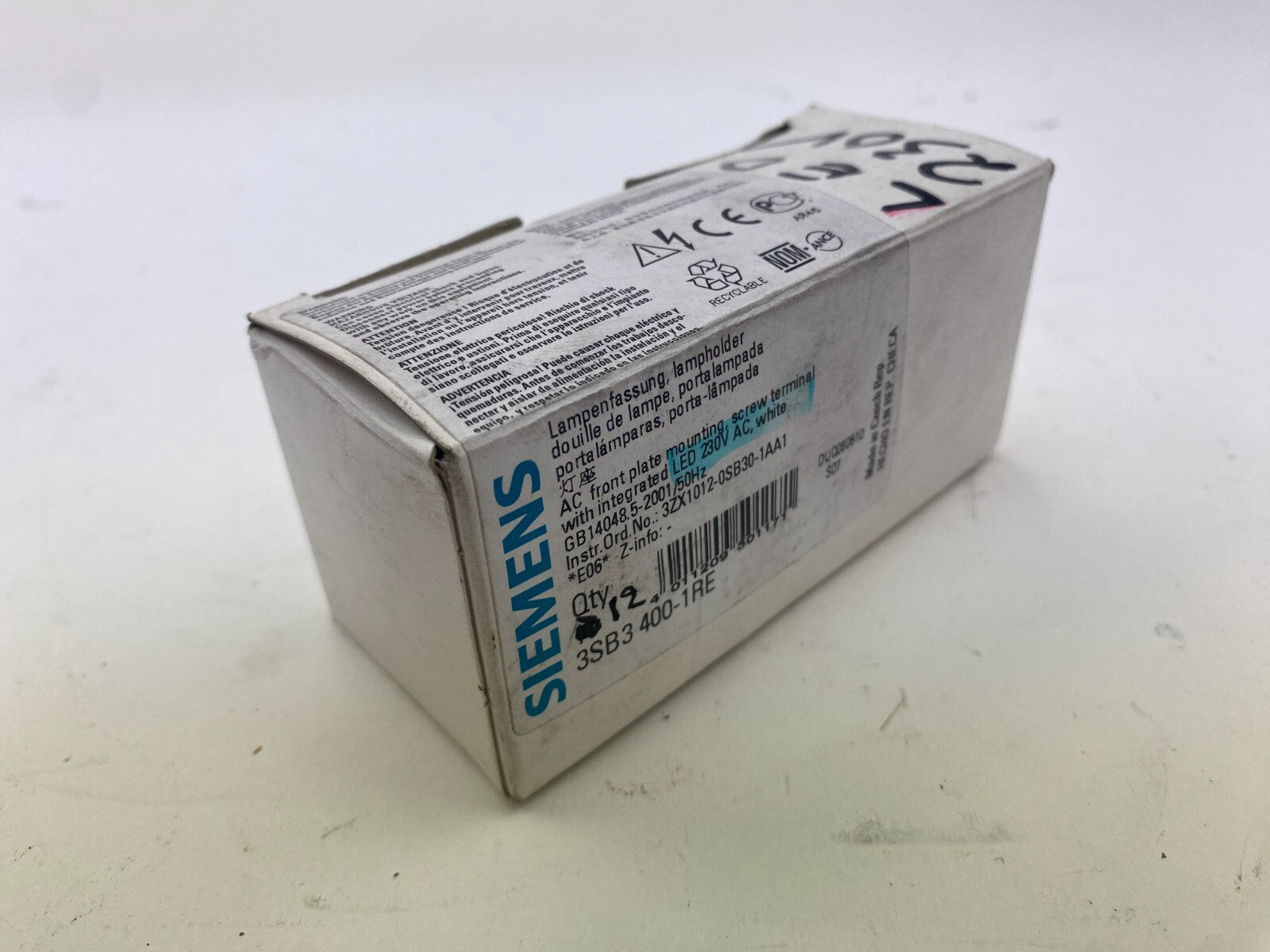 SIEMENS 3SB3 400-1RE **12 Stück**
