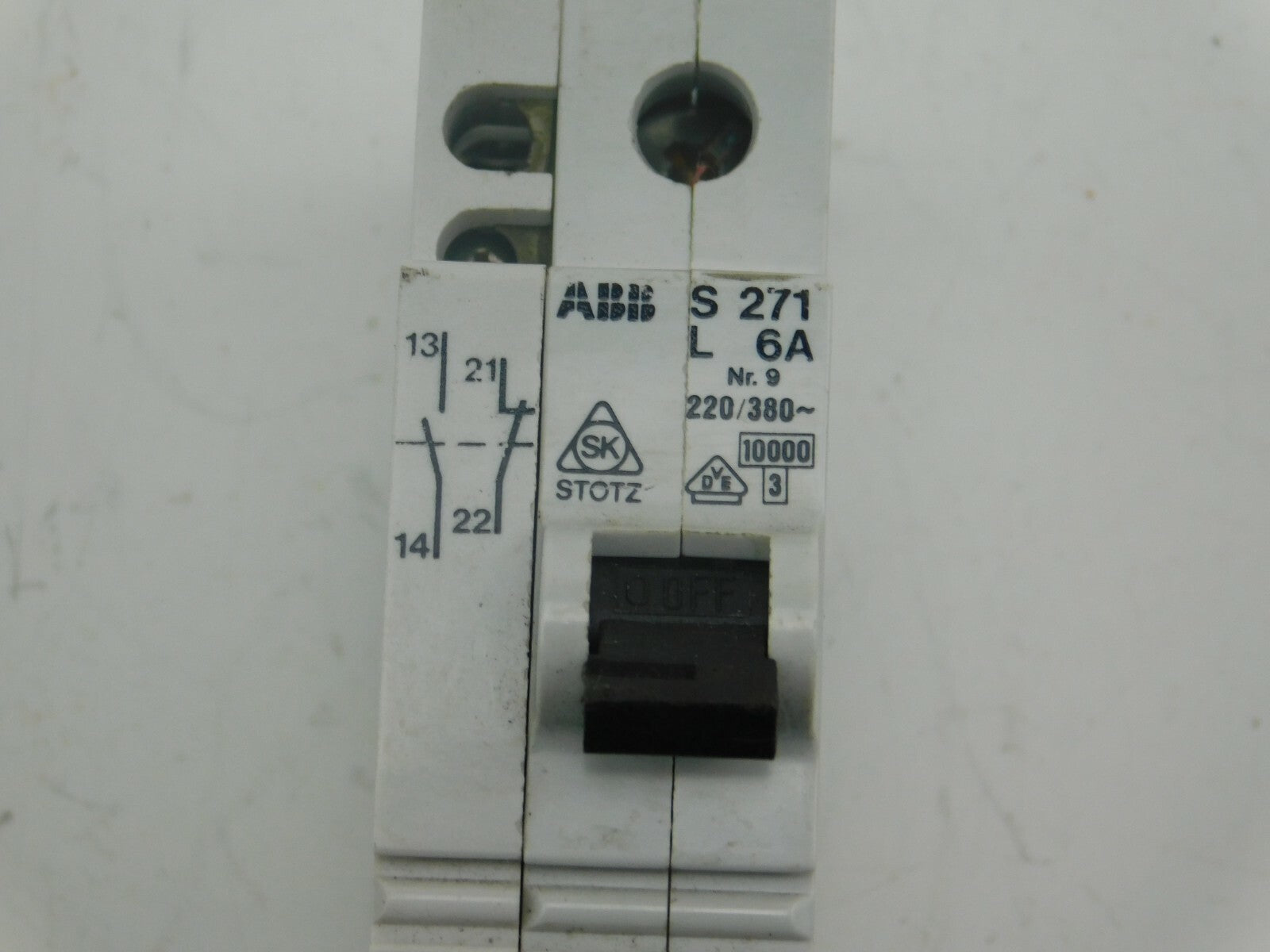 ABB LEITUNGSSCHUTZ  S271 L 6A 220/380~