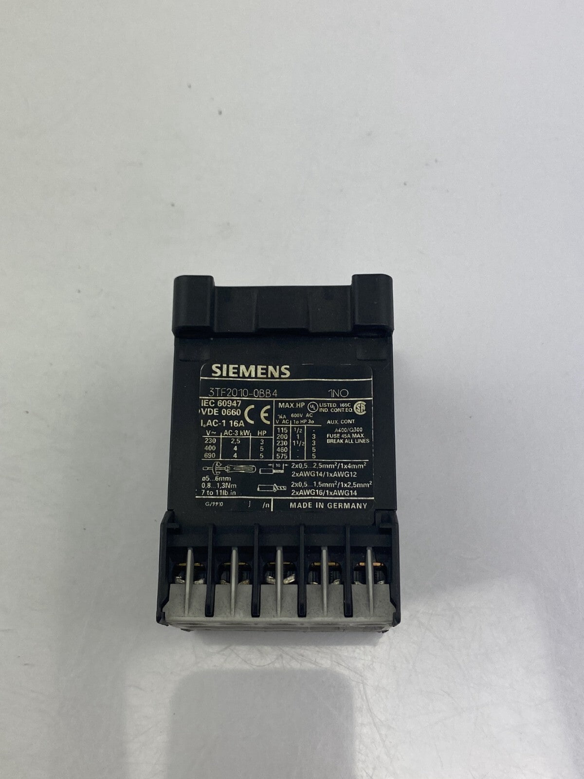SIEMENS 3TF2010-0BB4 **2 Stück**