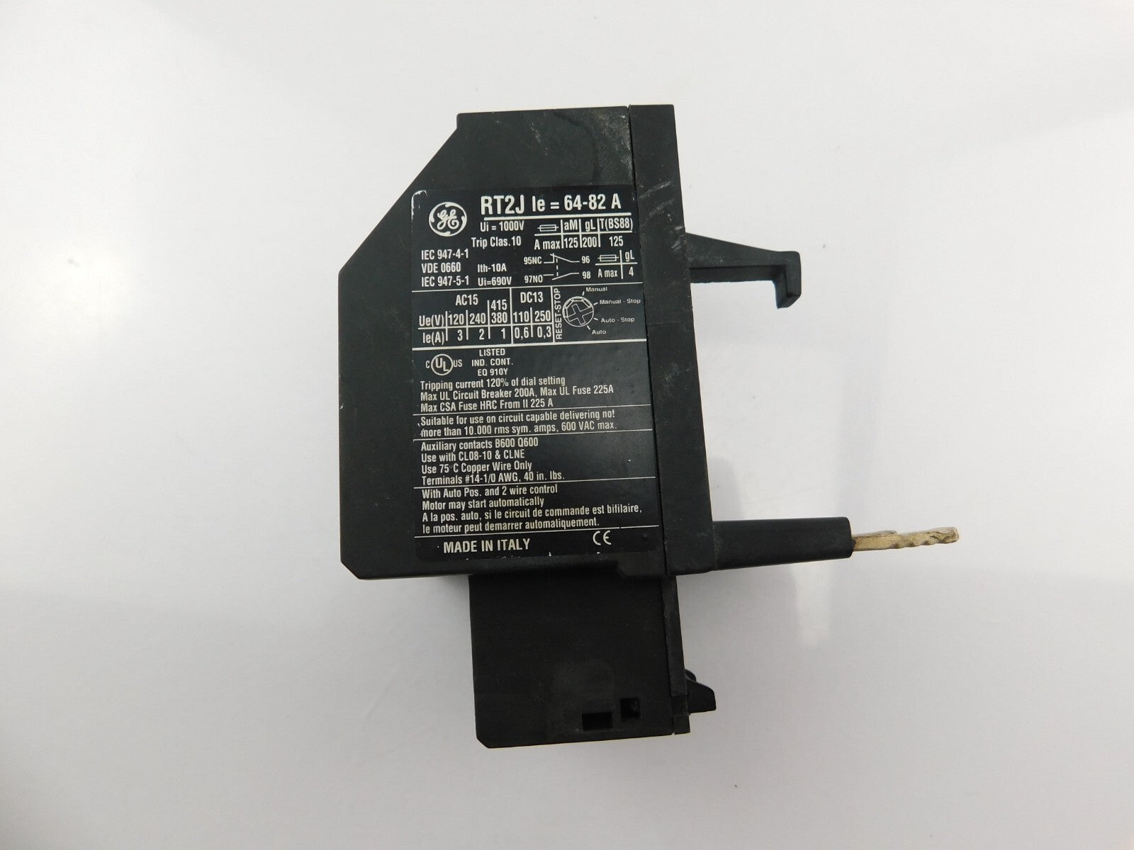 General electric RT2J LE = 64-82A