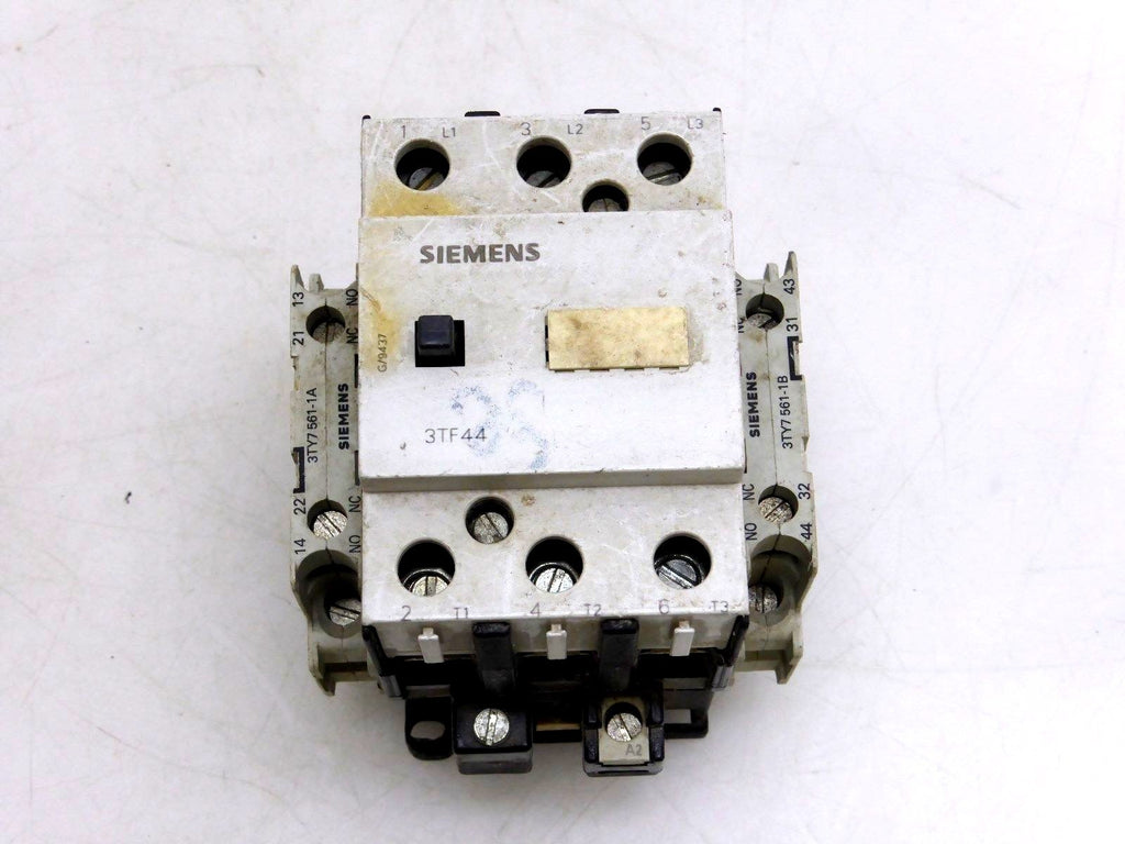 Siemens 3TF4422-0A Leistungsschütz mit Hilfskontakten 3TY7 561-1A; 3TY7 561-1B