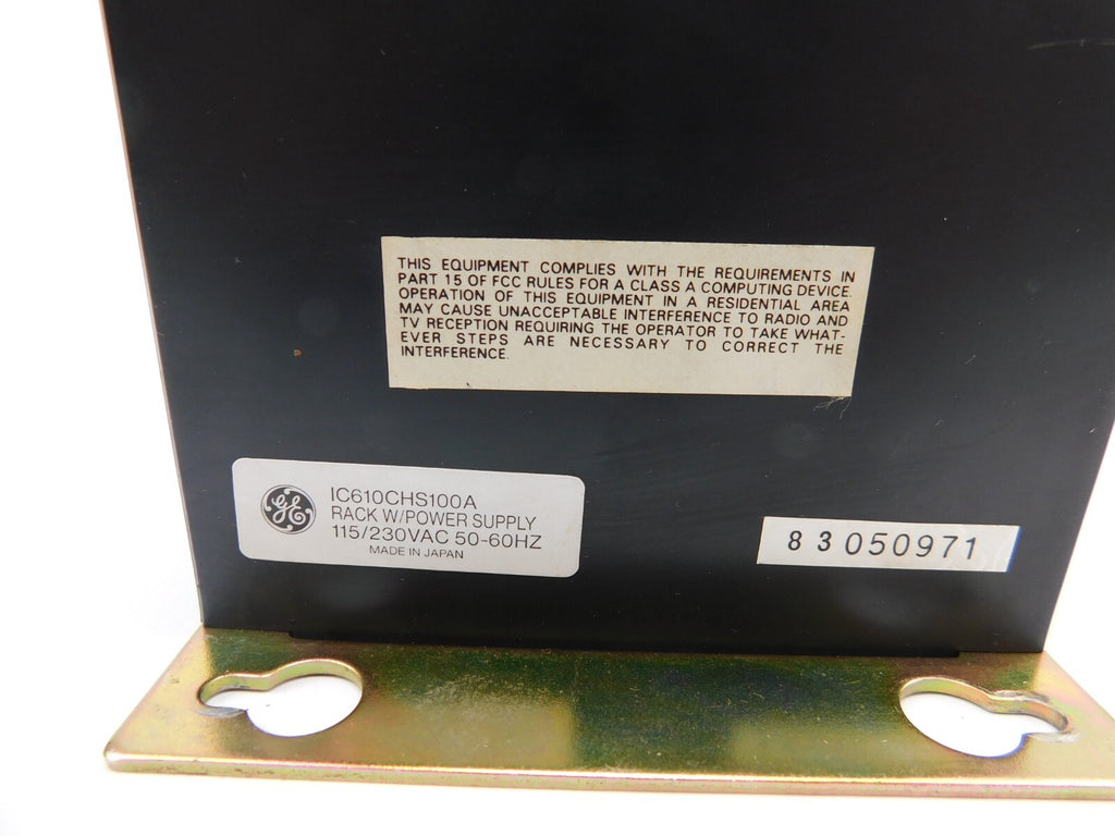 GENERAL ELECTRIC SERIES ONE IC610CHS100A 115/230VAC 50-60HZ
