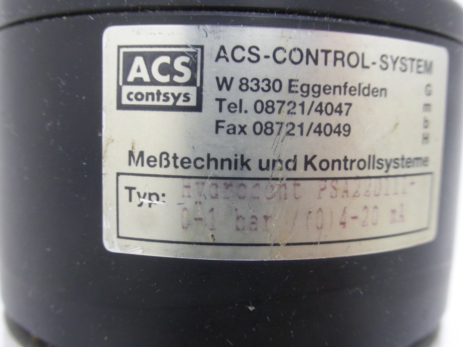 ACS Contsys, ACS-CONTROL-System, Typ: Hydrocont PSA220111