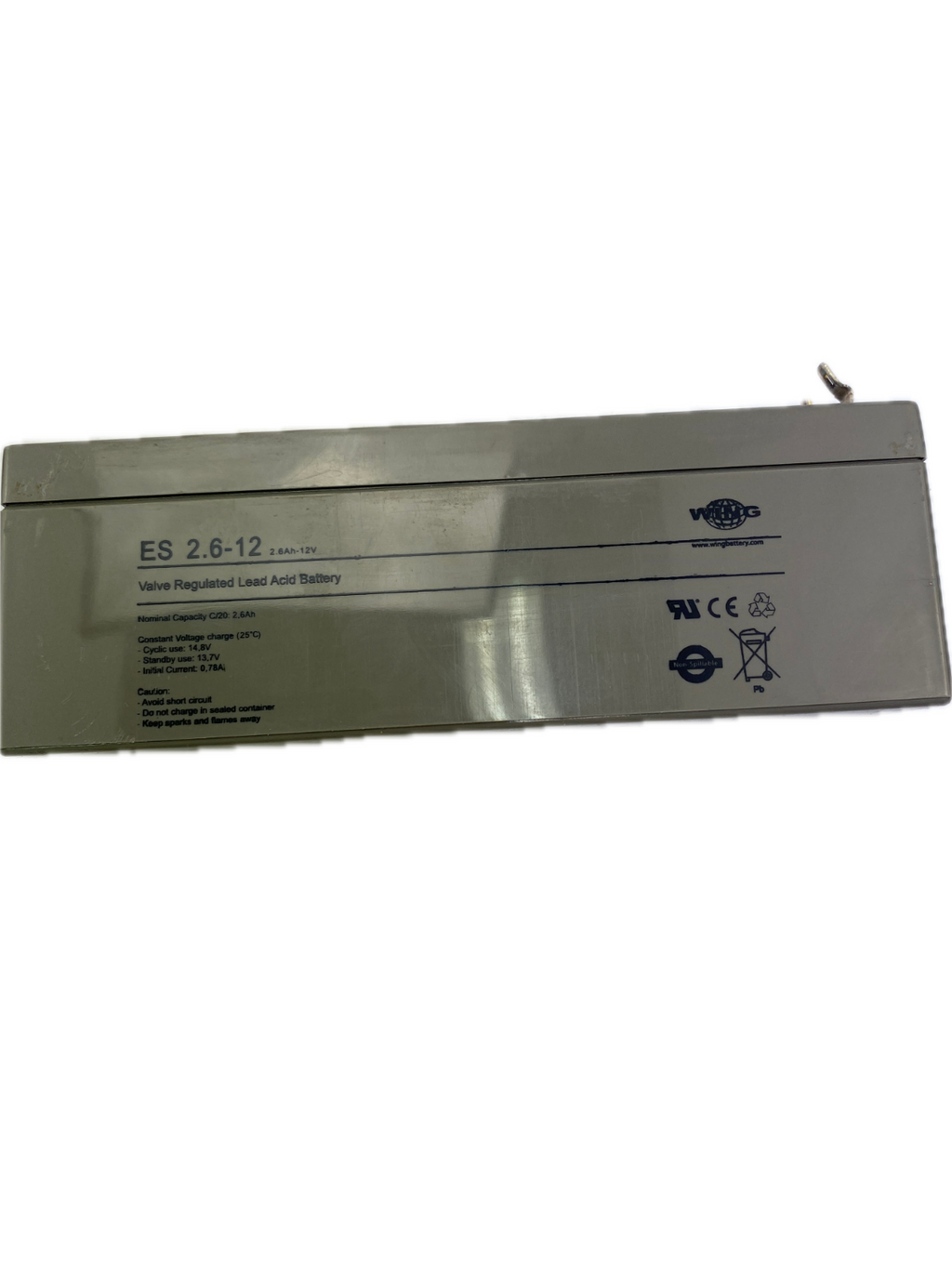 Wing Valve Regulated Lead Acid Battery  ES 2.6-12   "" 2 ST""