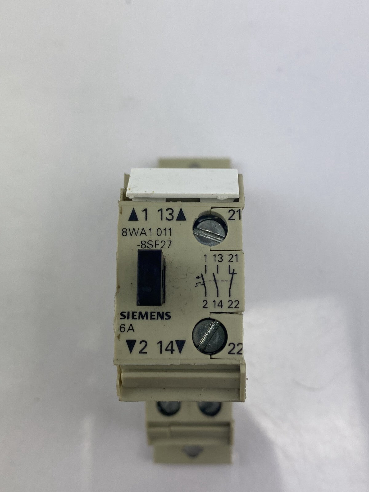 SIEMENS 8WA1 011-8SF27 6A **3 Stück**