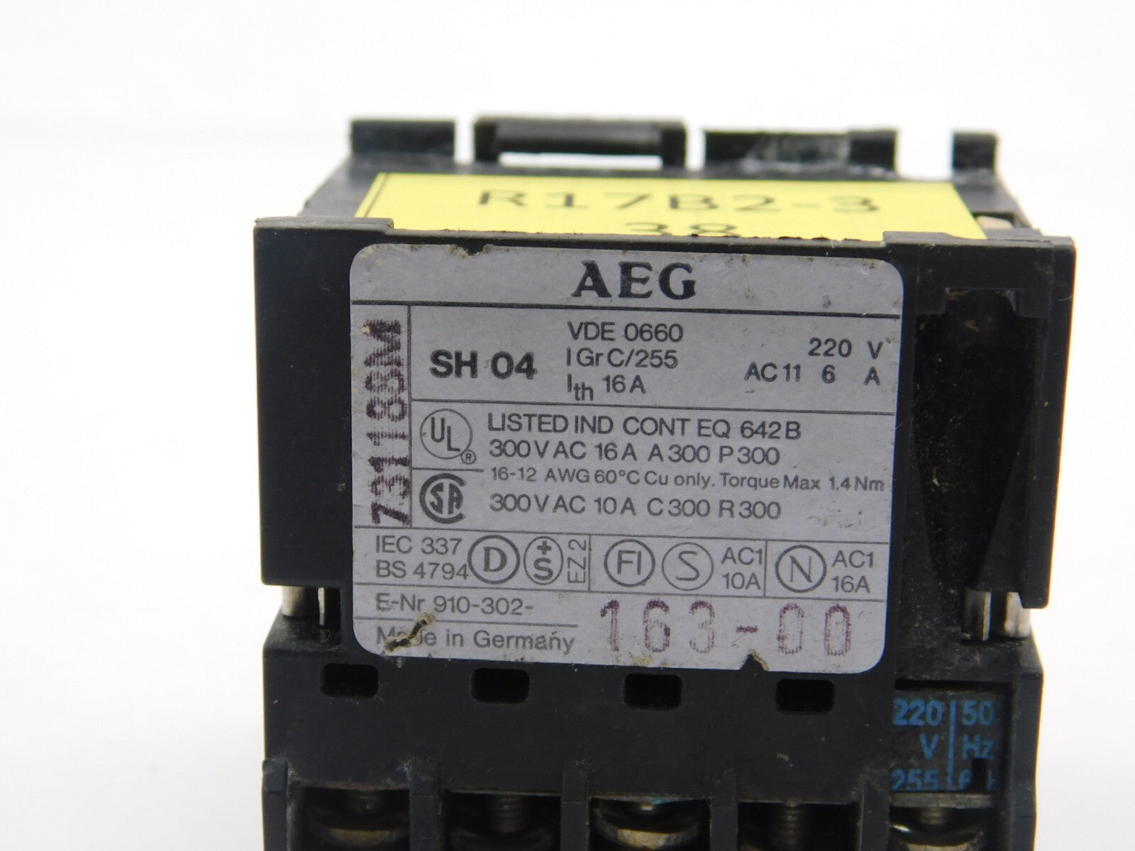 AEG SH 04 31E Hilfsschütz