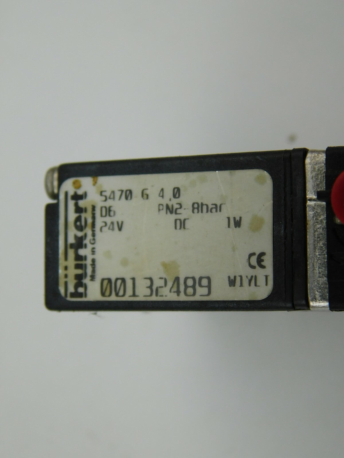 Bürkert Pneumatikventil 00132489 5470 PN2 -8bar 24 V