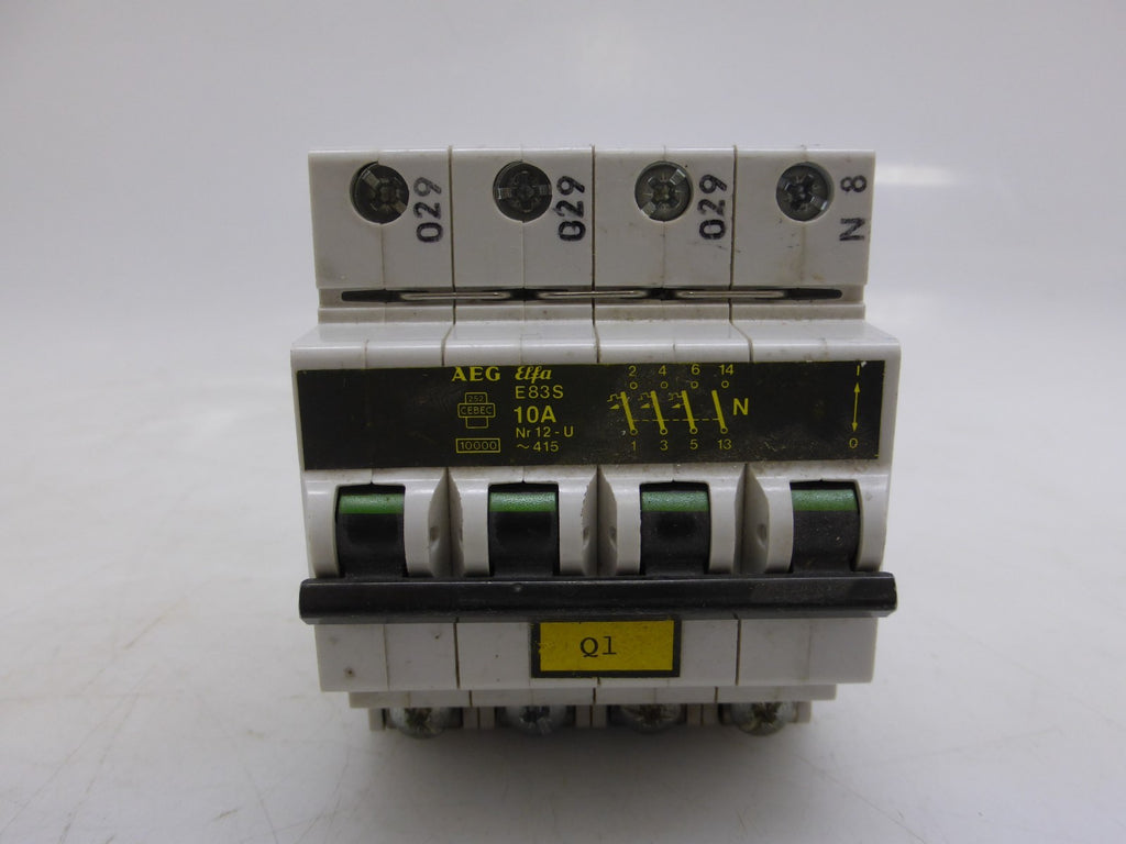 AEG Elfa E83S 10A Leitungsschutzschalter