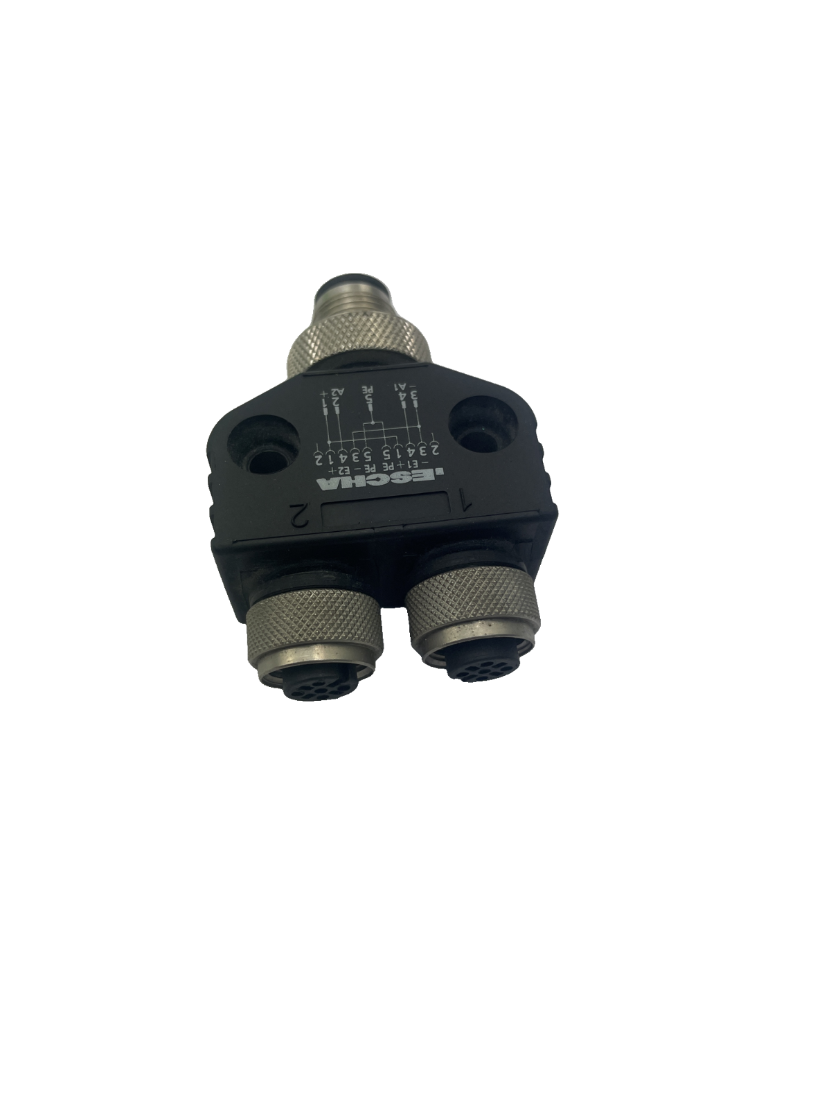Escha M12 Y-Verteiler / Splitter 5-polig