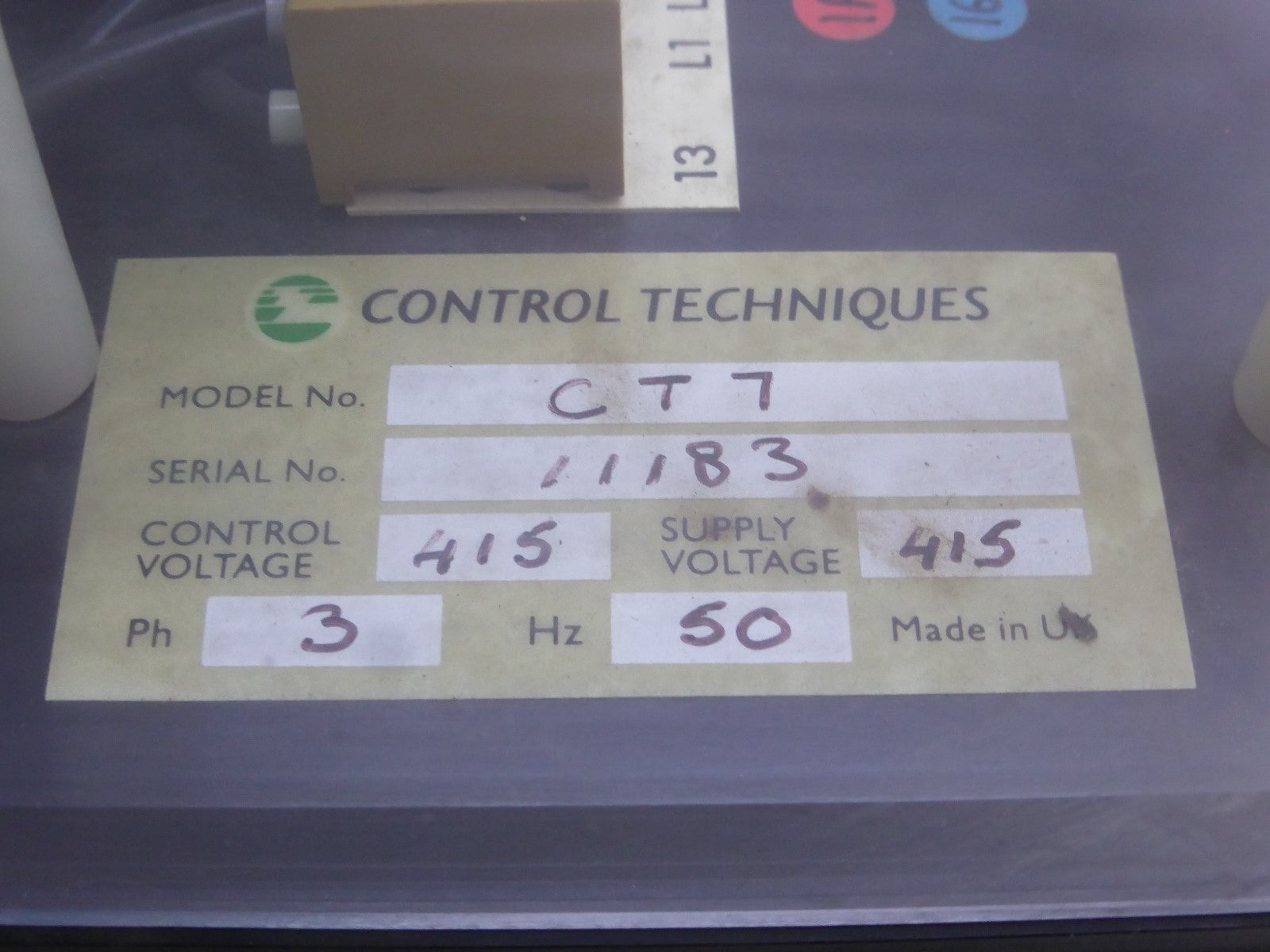 control techniques CT 7
