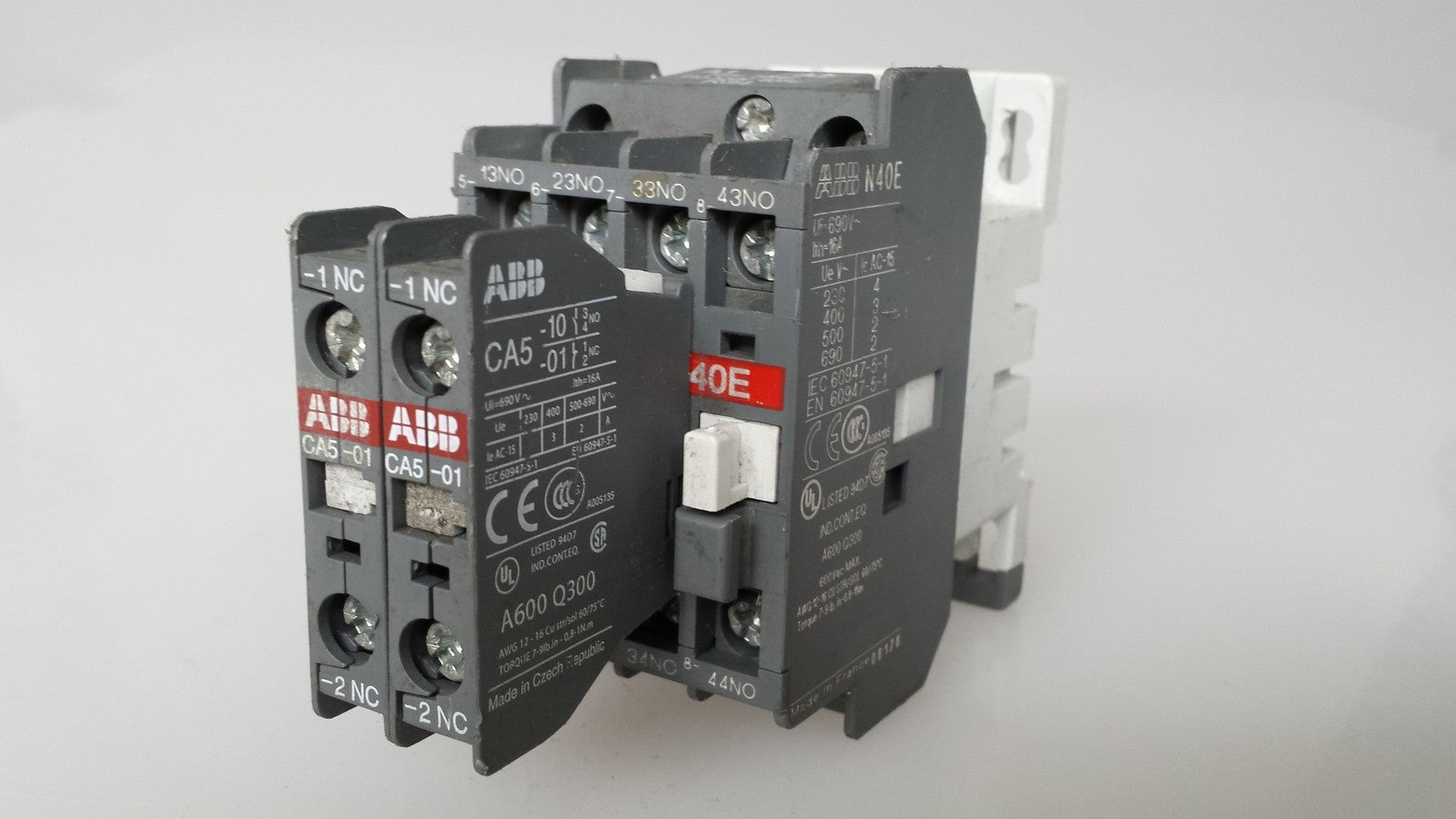 ABB Schütz 110-120V N40E + CA5-01