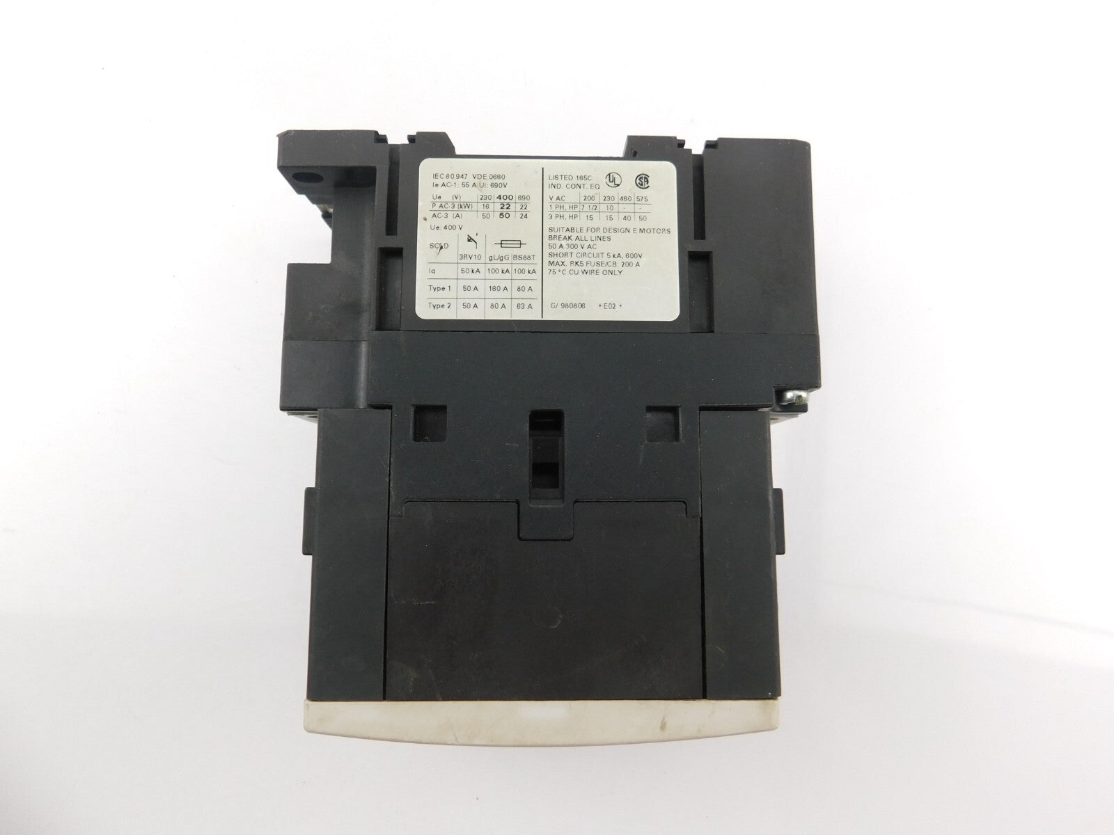 SIEMENS SIRUS 3A 3RT1038-1A..4