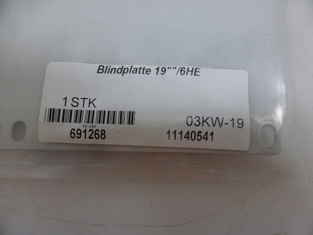 EFB Elektronik Blindplatte 19" 691268  ** 6 Stück **