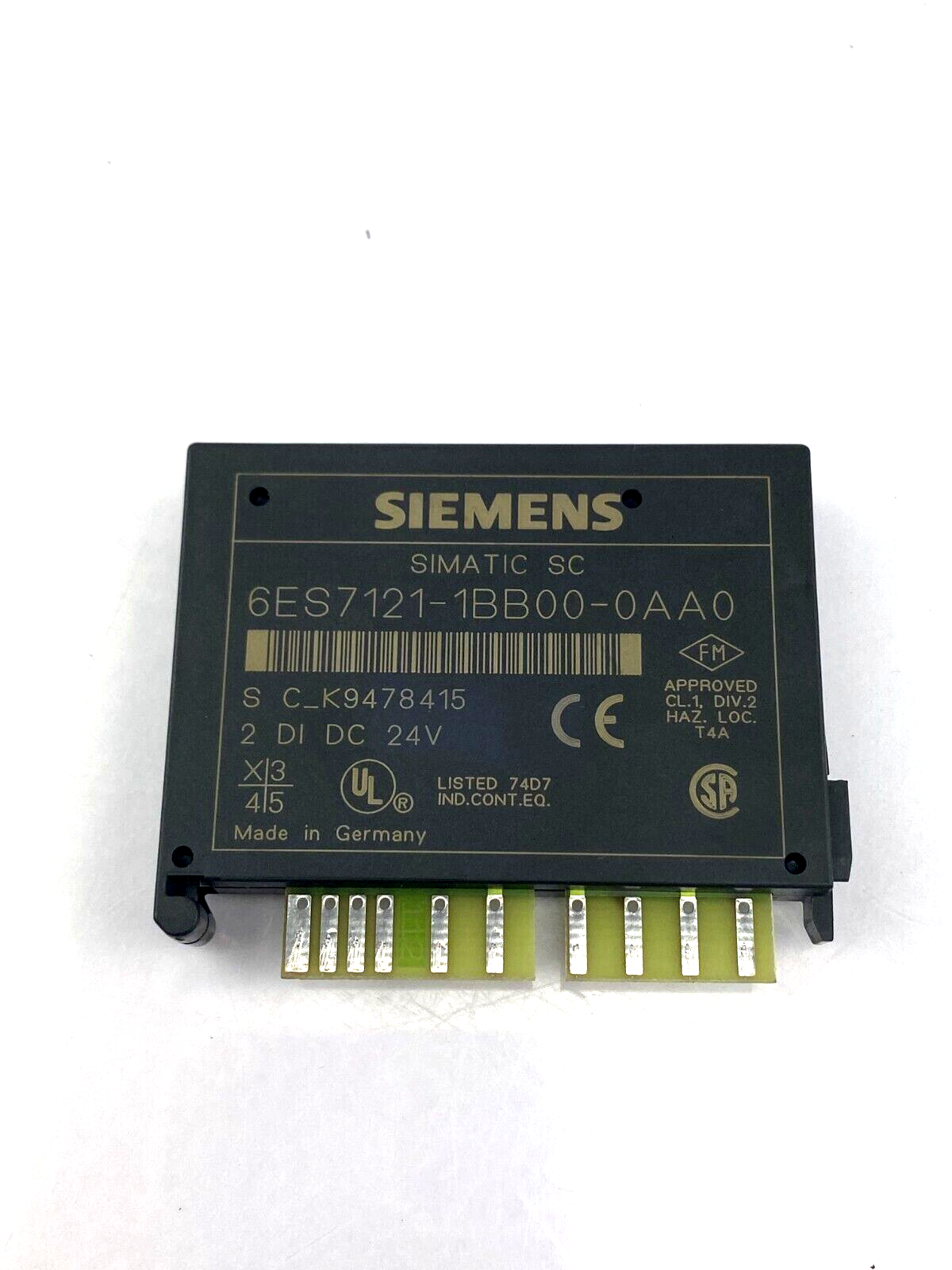 SIEMENS SIMATIC SC 6ES7121-1BB00-0AA0 **4 Stück**