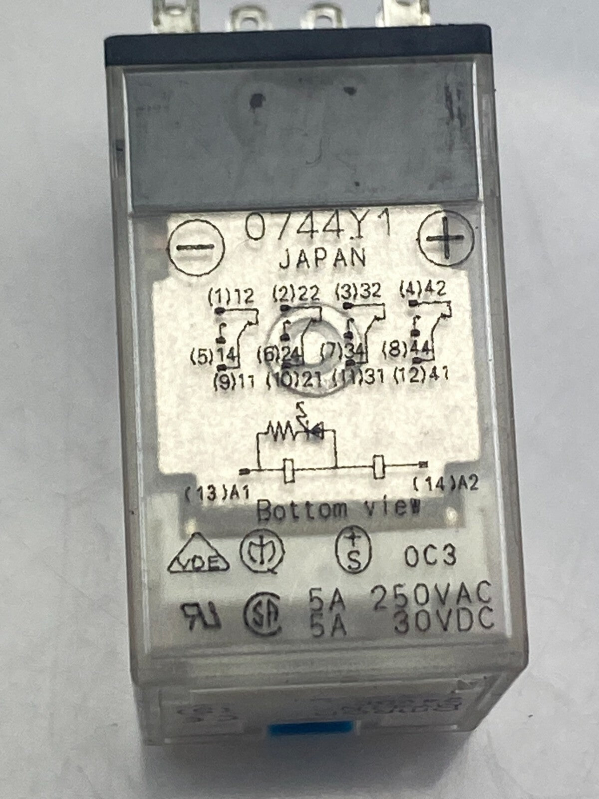 OMRON MY4IN 24VDC  0744Y1+finder 94.74.1