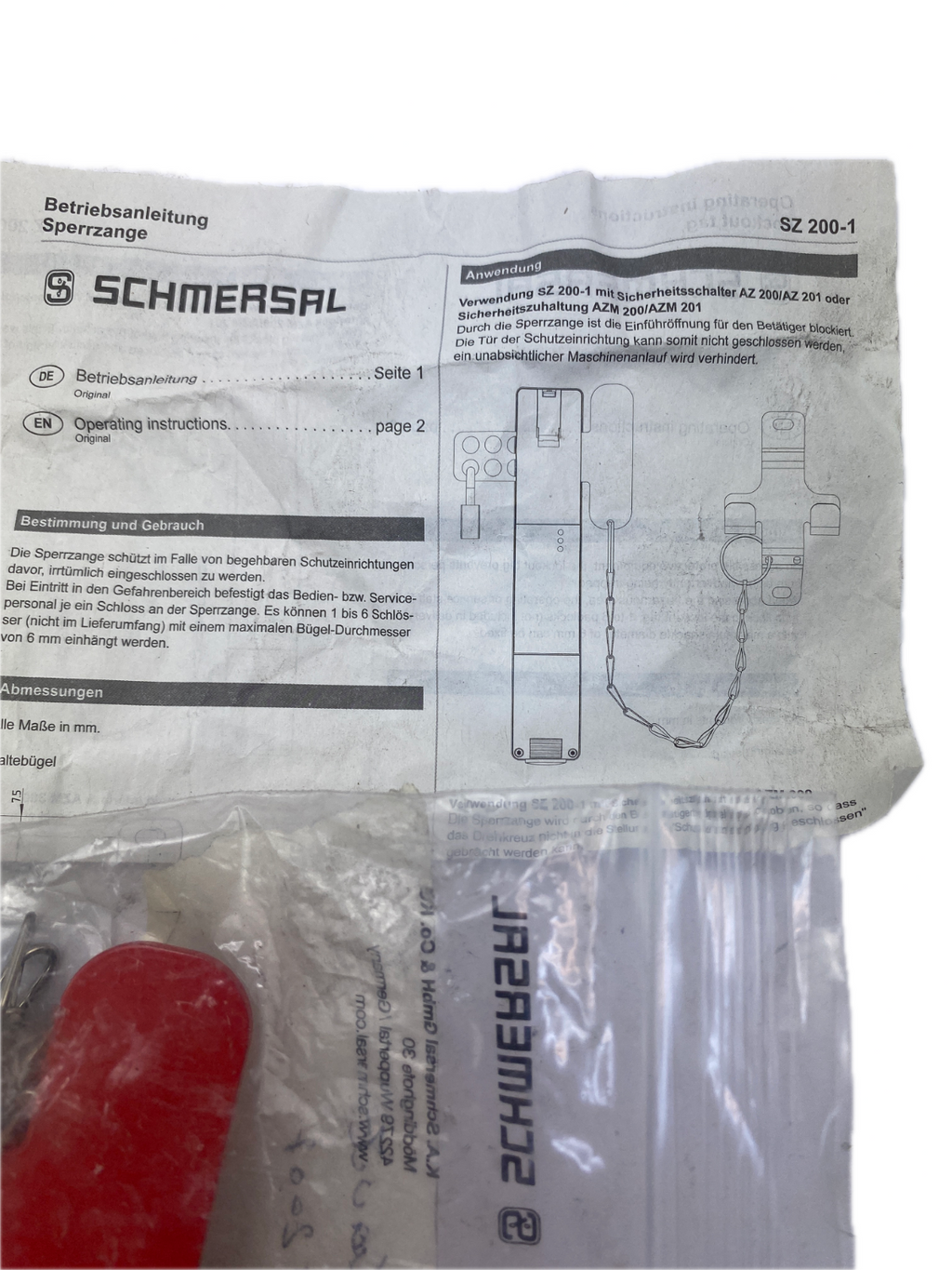 SCHMERSAL SZ 2001