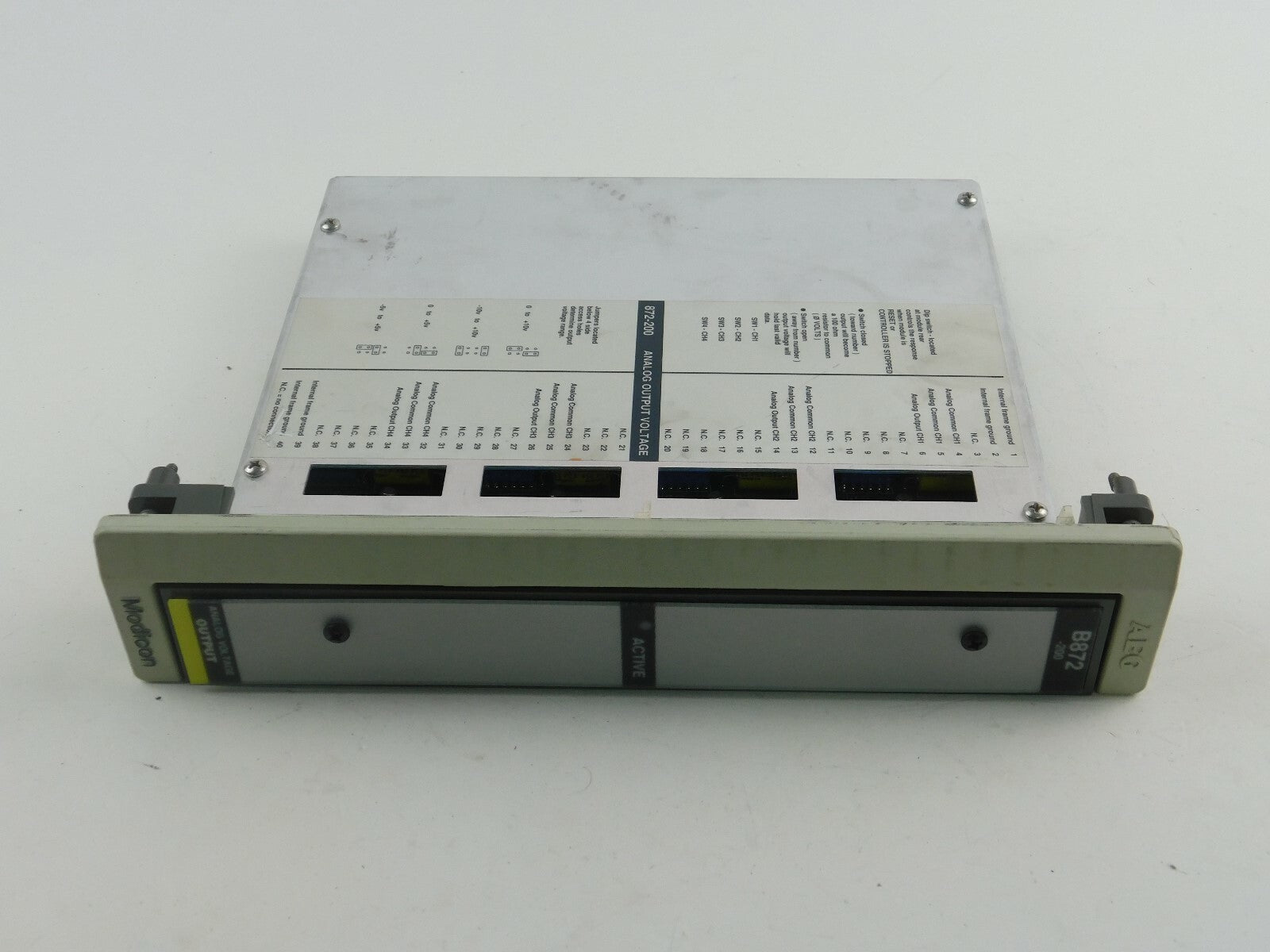 AEG Modicon  AS-B872-200 Analog Voltage Output 
