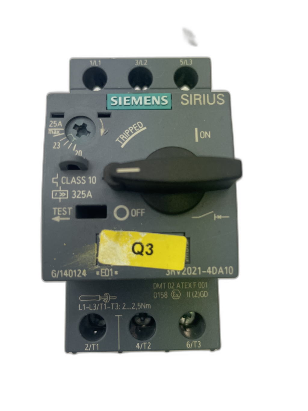 Siemens Sirius 3RV2021-4DA10 Leistungsschalter / Motorschutzschalter 18-25 A