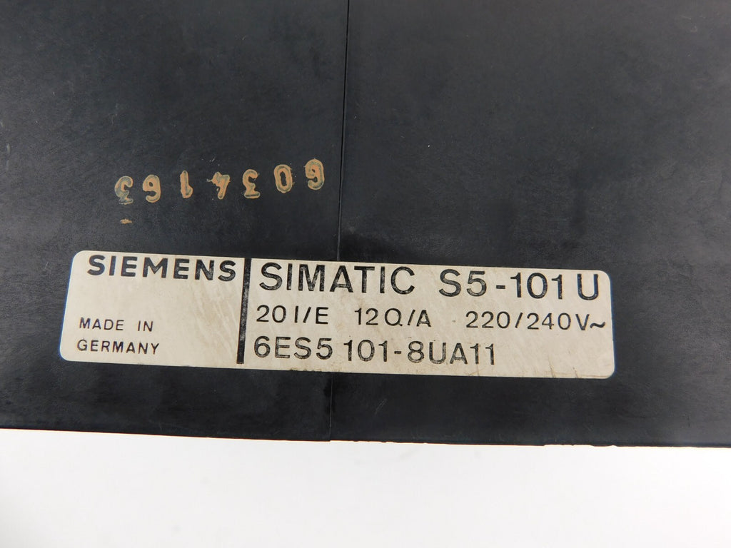 Siemens Simatic s5-101u 6es5 101-8ua11