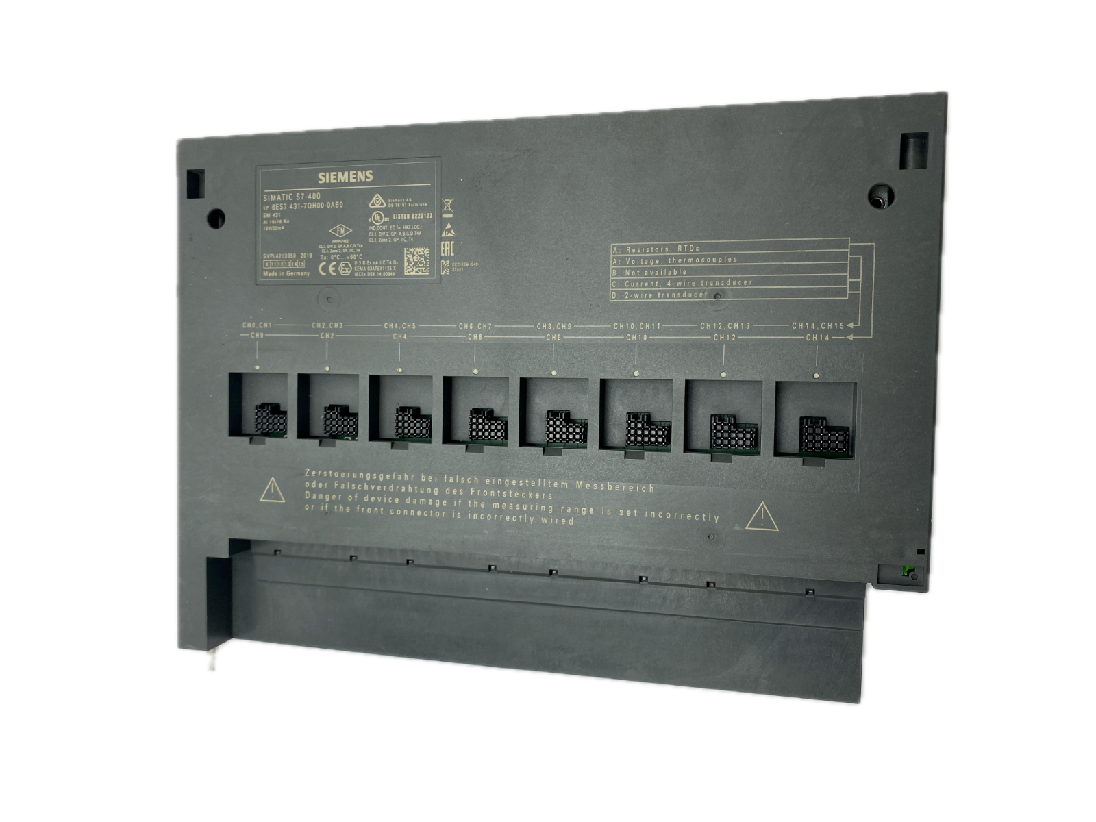 SIEMENS SIMATIC S7-400 6ES7 431-7QH00-0AB0