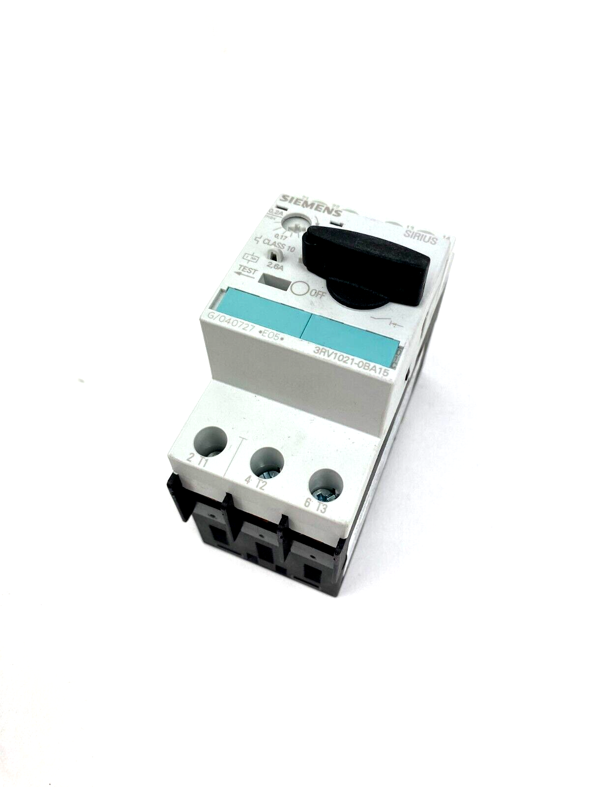 SIEMENS SIRIUS 3RV1021-0BA15 0,2A
